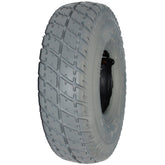 Angled view showing 10 x 3 in. (3.00-4, 265x85) Primo Durotrap Wheelchair and Scooter Tire with T056 and C-9210 tread